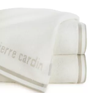 Ręcznik kąpielowy 50x90 cm bawełniany kolor kremowy z kolekcji Pierre Cardin