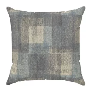 Poszewka szyta grafitowo złota z tkaniny w elegancki wzór przetykany błyszczącą nicią Italissima Eva Minge