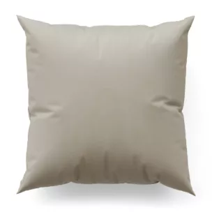 Poszewka szyta ciemnobeżowa z tkaniny welwetowej zaciemniającej w 100%