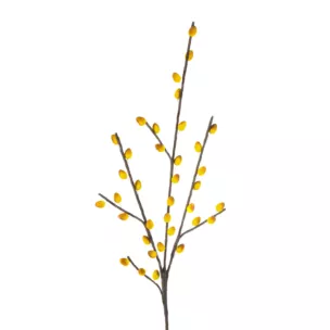 GAŁĄZKA OZDOBNA z pąkami, kwiat sztuczny dekoracyjny