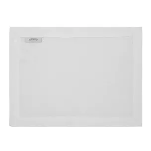 Komplet serwet 4 szt białych 30x40 cm STELLA 2 zdobiony listwą