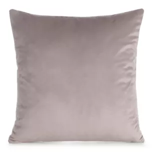 Poszewka na poduszkę 45x45 cm welwetowa, gładka pudrowa o delikatnym połysku GAJA 1