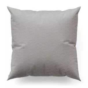 Poszewka szyta beżowa z tkaniny w geometryczny wzór Pierre Cardin