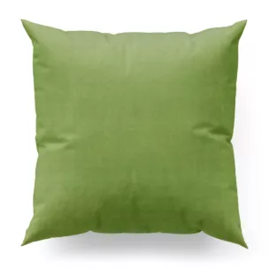 Poszewka szyta ENYA zielona z miękkiej półmatowej tkaniny welwetowej