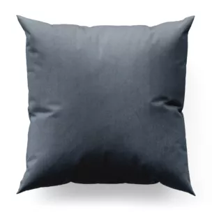 Poszewka szyta ciemnoniebieska z grubej, matowej tkaniny welwetowej o gramaturze 380g/m2