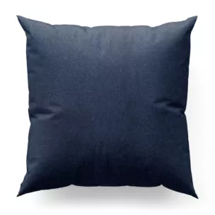 Poszewka szyta VISCAYA granatowa z melanżowej i miłej w dotyku tkaniny