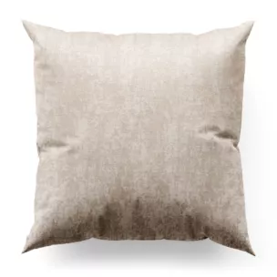 Poszewka szyta MALLORCA kremowo złocista z miękkiej tkaniny szenilowej przetykanej błyszczącą nicią Italissima Eva Minge