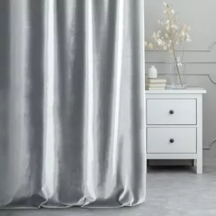 Tkanina zasłonowa gładka, miękka, welwetowa, z wyraźnym połyskiem z kolekcji Eva Minge