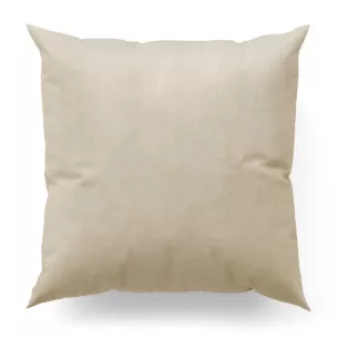 Poszewka szyta WALDO jasnobeżowa ze szlachetnej grubej tkaniny welwetowej o gramaturze 400g/m2