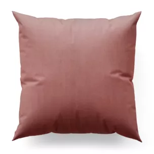 Poszewka szyta ciemnoróżowa z miękkiej strukturalnej tkaniny welwetowej