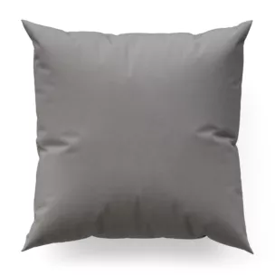 Poszewka szyta szara z gładkiej tkaniny typu Blackout zaciemniającej 100%