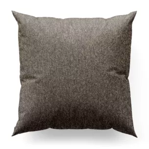 Poszewka szyta jasnobrązowa z tkaniny bukla z efektem melanżu