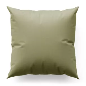 Poszewka szyta kremowa z gładkiej zaciemniającej tkaniny typu dimout