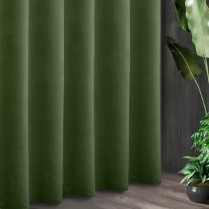 Tkanina zasłonowa o miękkiej welurowej strukturze