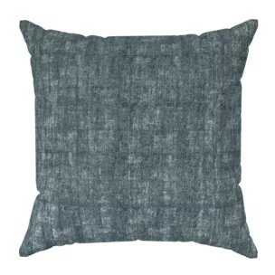 Poszewka szyta turkusowa z ekskluzywnej tkaniny z delikatnym połyskiem