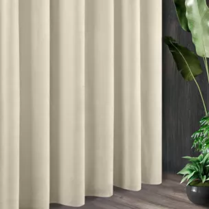 Tkanina zasłonowa, miękki i delikatny welwet z delikatnym połyskiem