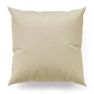 Poszewka szyta STYLE beżowa o naturalnym charakterze, z widocznym, ozdobnym splotem