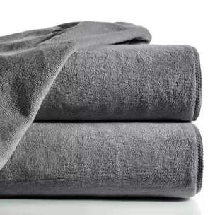 Ręcznik szybkoschnący 70x140 cm z mikrofibry kolor grafitowy 380g/m2 AMY