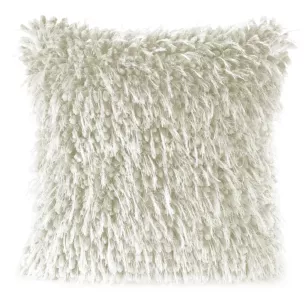 Poszewka dekoracyjna z długim włosem i nićmi