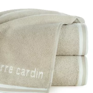Ręcznik kąpielowy 50x90 cm bawełniany kolor beżowy z kolekcji Pierre Cardin