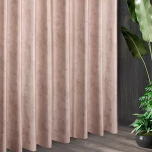 Tkanina zasłonowa welwetowa z błyszczącym nadrukiem