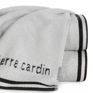 Ręcznik kąpielowy 50x90 cm bawełniany kolor srebny z kolekcji Pierre Cardin