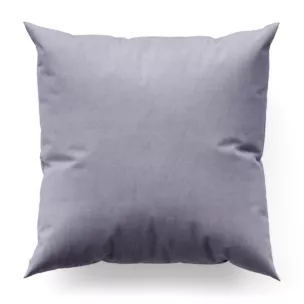 Poszewka szyta liliowa z miękkiej półmatowej tkaniny welwetowej