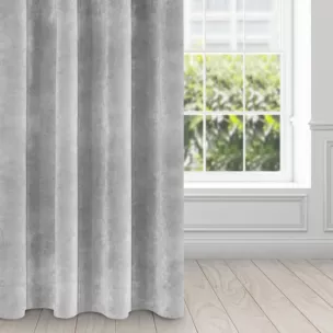Zasłona stalowa z ekskluzywnego aksamitnego welwetu 290 g/m2 140x250 cm 10 szt. przelotek - VILLA