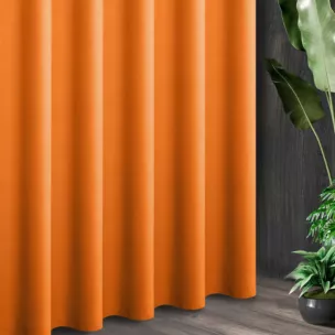 Tkanina zasłonowa ADORE gładka i miękka w dotyku o welurowej strukturze