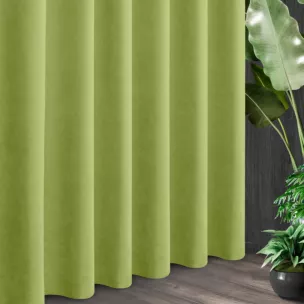 Tkanina zasłonowa o miękkim zamszowym chwycie ze strukturalnym wzorem