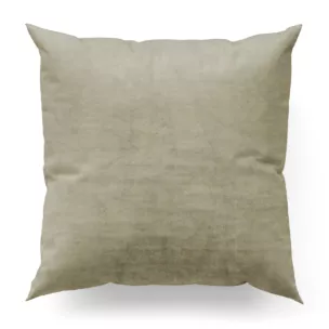 Poszewka szyta ENYA ciemnobeżowa z miękkiej półmatowej tkaniny welwetowej