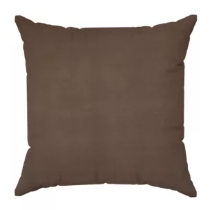 Poszewka szyta DORA - HIT brązowa z miękkiej tkaniny o welurowej strukturze
