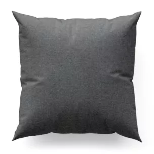 Poszewka szyta stalowa z tkaniny typu dimout o średnim stopniu zaciemnienia