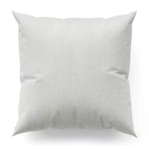 Poszewka szyta naturalna z matowej tkaniny o grubym splocie z efektem melanżu