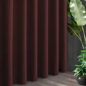 Tkanina zasłonowa o miękkim zamszowym chwycie ze strukturalnym wzorem