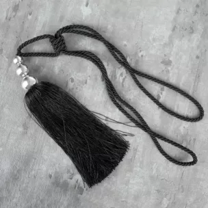 Dekoracyjny sznur do zasłon EMILIA upinacz z ozdobnym chwostem