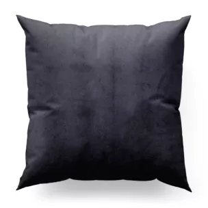 Poszewka szyta WALDO czarna ze szlachetnej grubej tkaniny welwetowej o gramaturze 400g/m2