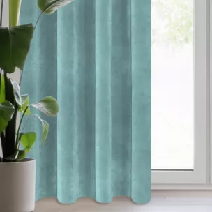 Zasłona morska z ekskluzywnego aksamitnego welwetu 290 g/m2 140x270 cm taśma - VILLA