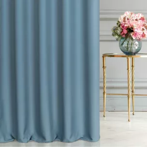 Tkanina zasłonowa dwustronna o ozdobnym splocie, z subtelnym połyskiem