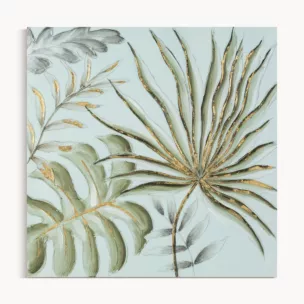Obraz NATURE ręcznie malowane na płótnie egzotyczne liście