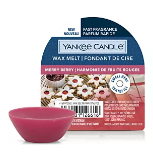 YANKEE CANDLE - Wosk zapachowy do kominka  - Merry Berry