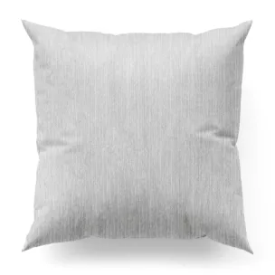 Poszewka szyta jasnoszaro popielata z tkaniny o wyraźnym splocie z efektem melanżu