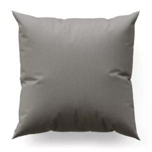 Poszewka szyta popielata z gładkiej tkaniny zaciemniającej typu dimout