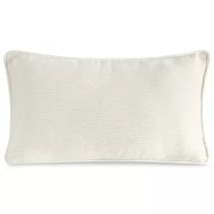 Poszewka na poduszkę 30x50 cm kremowa z szenilowej tkaniny ROSI