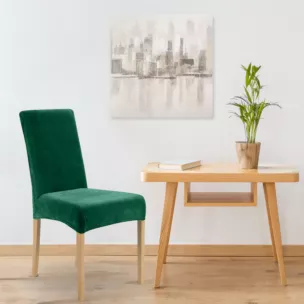 DESIGN 91 Pokrowiec na krzesło welwetowy nie wchłaniający wilgoci