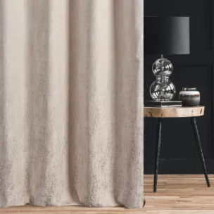 Tkanina zasłonowa szenilowa z marmurkowym wzorem podkreślonym złotą nicią z kolekcji Eva Minge z kolekcji Pierre Cardin