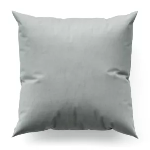 Poszewka szyta srebrna z miękkiej półmatowej tkaniny welwetowej