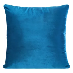 Poszewka na poduszkę 40x40 cm welwetowa z połyskiem granatowa SAMANTA