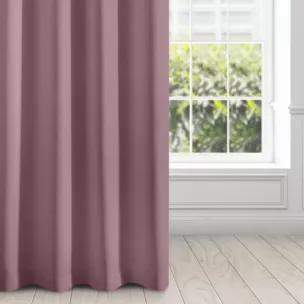 Zasłona ciemnoróżowa, matowa 140x250 cm przelotka - TRIS