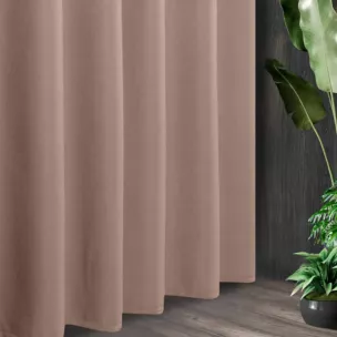 Tkanina zasłonowa zdobiona drobnym strukturalnym wzorem